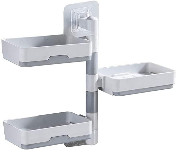 3 Layer Soap Dish Holder For Bathroom Shower And Kitchen