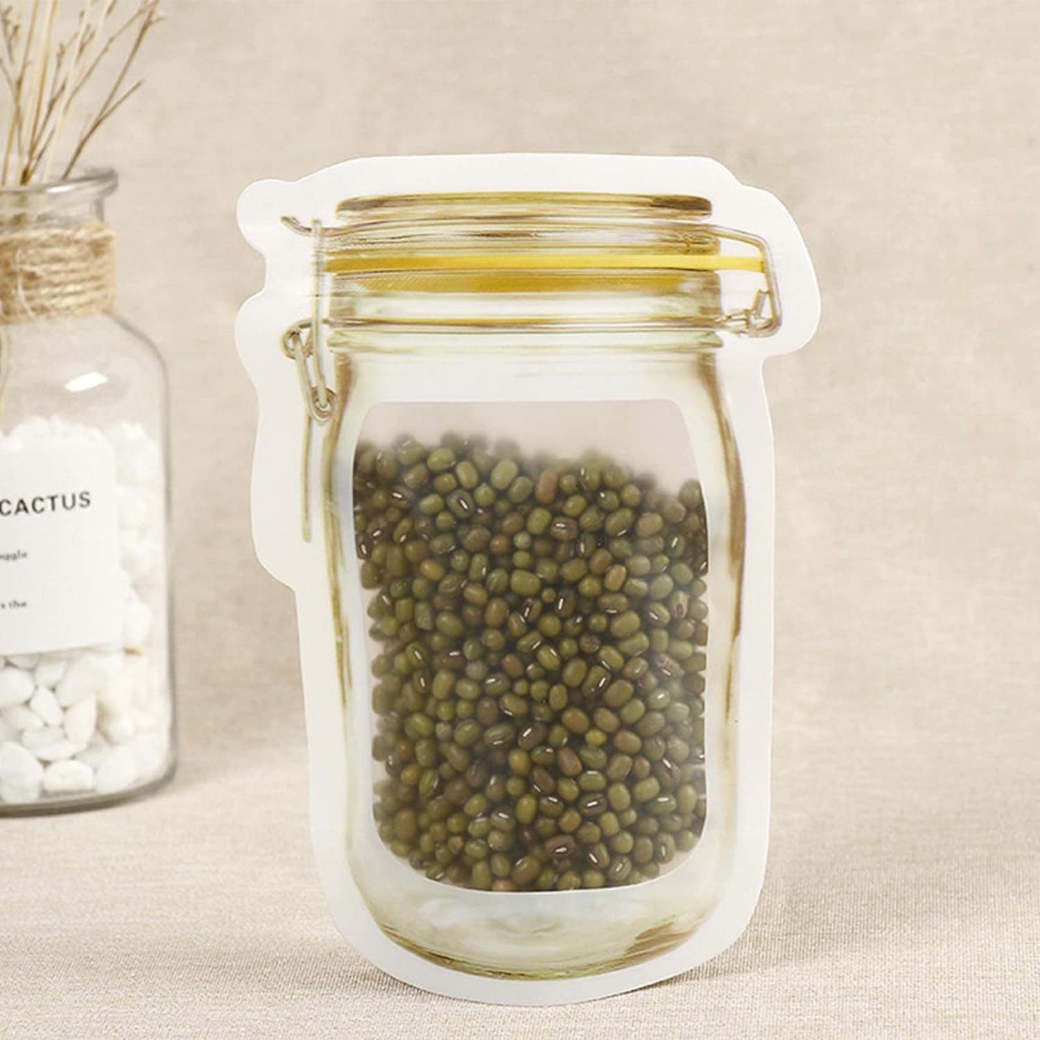 Jar Shape Food Storage Pouch