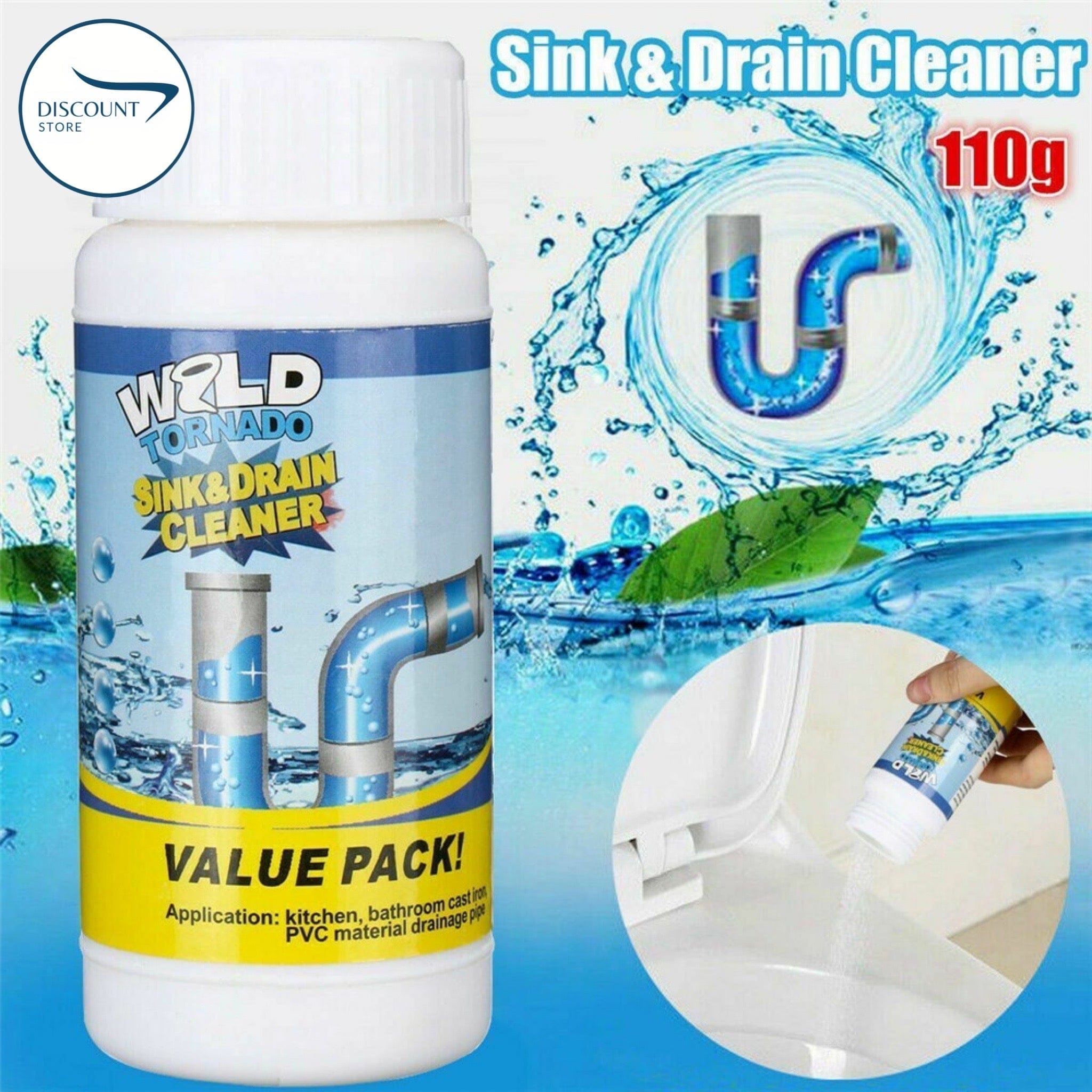 Powerful Drain & Sink Cleaner (Buy 1 Get 1 Free)